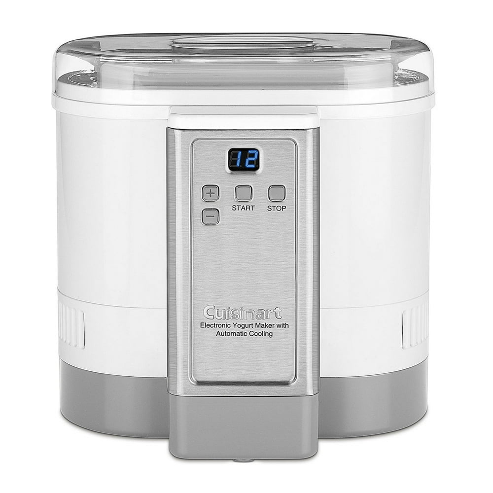 Cuisinart CYM100 Electronic Yogurt Maker w/Automatic Cooling, White