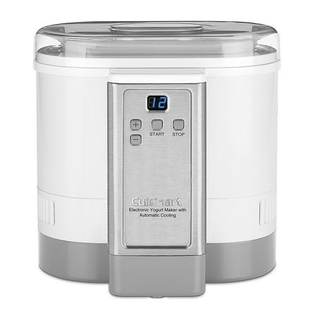 Cuisinart Electronic Yogurt Maker with Automatic Cooling, White