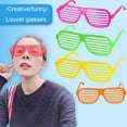 thumbnail image 2 of Adult Children Sunglasses Portable Retro Fancy Glasses Props Club Disco Decoration Eyewear Accessory Party Performance Yellow, 2 of 7