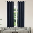 thumbnail image 4 of JVBTVB Blackout Thermal Insulated Curtains 42x63 Inch - Noise Reducing Polyester Room Darkening Curtains with Grommets for Bedroom, 4 of 5