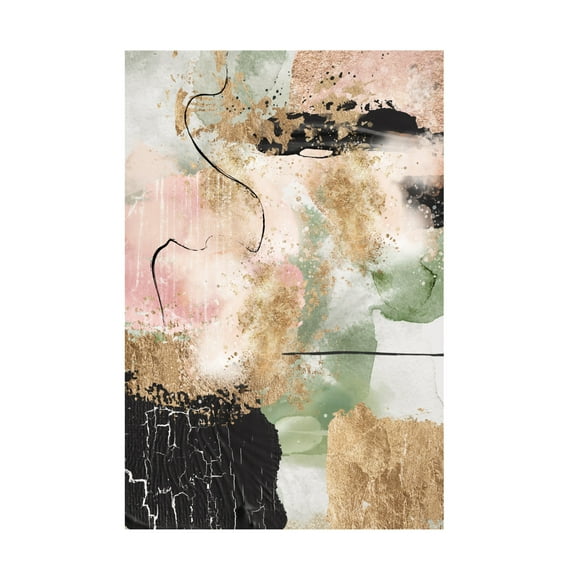 Trademark Fine Art Sally Ann Moss Chaos in Bloom 1 Canvas Wall Art