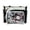Black, variant on Women Transparent Square Ita Bag with Pin Display DIY Badge Crossbody Bag W/ Zipper & Pendant for Shopping Travel Work Daily Use (Black)