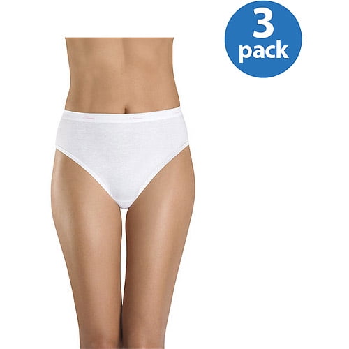 Hanes Hanes Women's Cotton Hicut Panties, 3pack