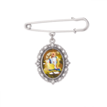 thumbnail image 1 of Culture Illustration de Motif Dix-Huit Arhats Broche Pince à Châle Chemise, 1 of 3
