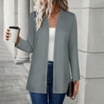 thumbnail image 4 of Guluxicc Women's Lounge Jackets Open Front Long Sleeve Everyday Wear Tops for Spring Summer Casual Outfits, 4 of 8
