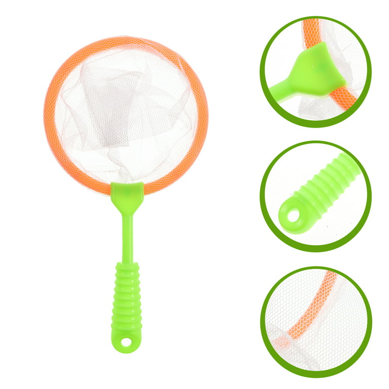 4pcs Children's Plastic Large Fishing Nets Durable Kids Bug Catcher Nets  Insect Collecting Net Bath Toy Adventure Tool Child Park Fishing Tools 