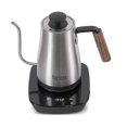 thumbnail image 1 of Hervidor Brim de cuello de cisne de 08 litros con mango de madera, fácil preparación, verter sobre café, té o bebidas calientes, 6 preajustes de temperatura variable, interfaz táctil inteligente capac, 1 of 5