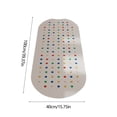 thumbnail image 4 of Sentmoon Bath Mats for Bathroom Area Rugs Bathroom Floor Mat Bathtub Non Slip Mat Shower Room Bath Shower Childrens Non Falling Foot Mat Home Massage Mat The Bottom with Suction Cups, 4 of 8