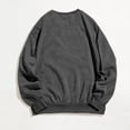 thumbnail image 5 of Bmisegm Women Long Sleeve Crewneck Fashion Sweatshirts Letter Printed Womens Sweatshirts Pullover Lightweight Loose Blouse Top Dark Gray S, 5 of 5