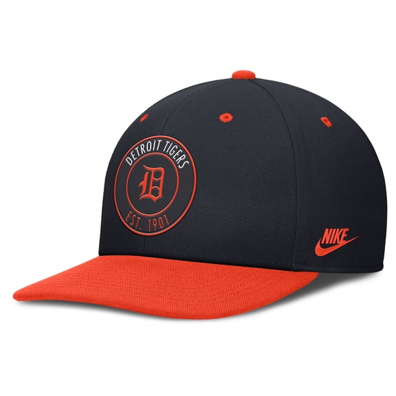 Men's Nike Navy/Orange Detroit Tigers Cooperstown Collection Pro Dri-FIT Snapback Hat