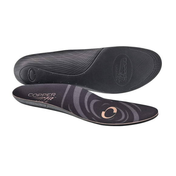 Copper Fit Semelle Orthopédique Infusée de Cuivre, Grand Ensemble de 2 Paquets (4 Semelles au Total)