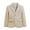 Khaki, variant on OGLCCG Boy's Plaid Suit Jackets Casual Button Notch Lapel Flap Pocket Formal Dress Jacket School Slim Fit Sport Coat For Kids 2-16 Years