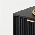 thumbnail image 5 of UZUGUL Farmhouse Sideboard Cabinet with 6 Doors, Adjustable Shelves, Black, 67 Inch, 5 of 7