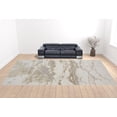 thumbnail image 2 of HomeRoots 512937 0.39 x 156 x 240 in. Ivory Tan & Gray Abstract Rectangle Area Rug, 2 of 5