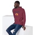 thumbnail image 4 of Unisex Comfy Hoodie, Kung Fu Fighting, HUH! (Maroon, XL), 4 of 4