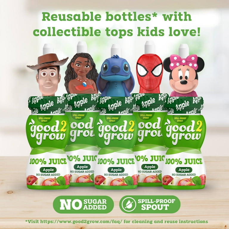 good2grow 6oz 100% Apple Juice Single Serve (Character Tops