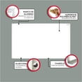 thumbnail image 2 of Pizarra Pintarron Blanco Alfra White Star 90x150 cm, 2 of 5