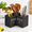 Black, variant on Corner Kitchen Utensils Organizer Holder For Counter