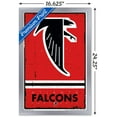 thumbnail image 3 of NFL Atlanta Falcons - Retro Logo 15 Wall Poster, 14.725" x 22.375", Framed, 3 of 5