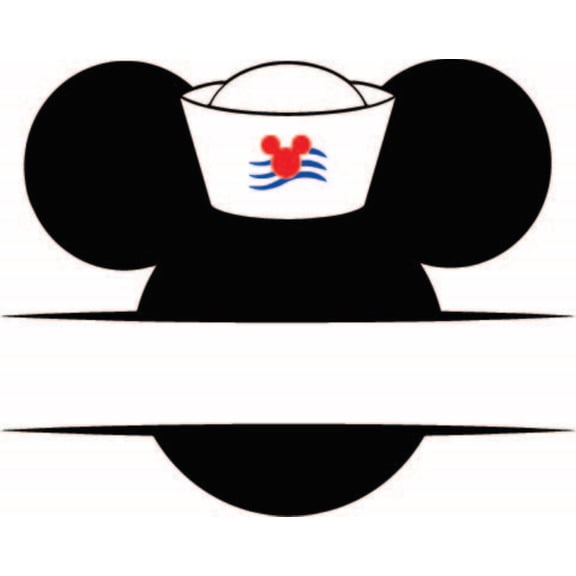 Sailor Cartoon Character Border Decors Wall Sticker Art Design Decal for Girls Boys Kids Room Bedroom Nursery Kindergarten Home Decor Stickers Wall Art Vinyl Decoration (10x10 inch)