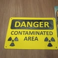 thumbnail image 3 of Danger Contaminated Area Nuclear Radiation Sign / Danger - Novelty Sign, 3 of 6