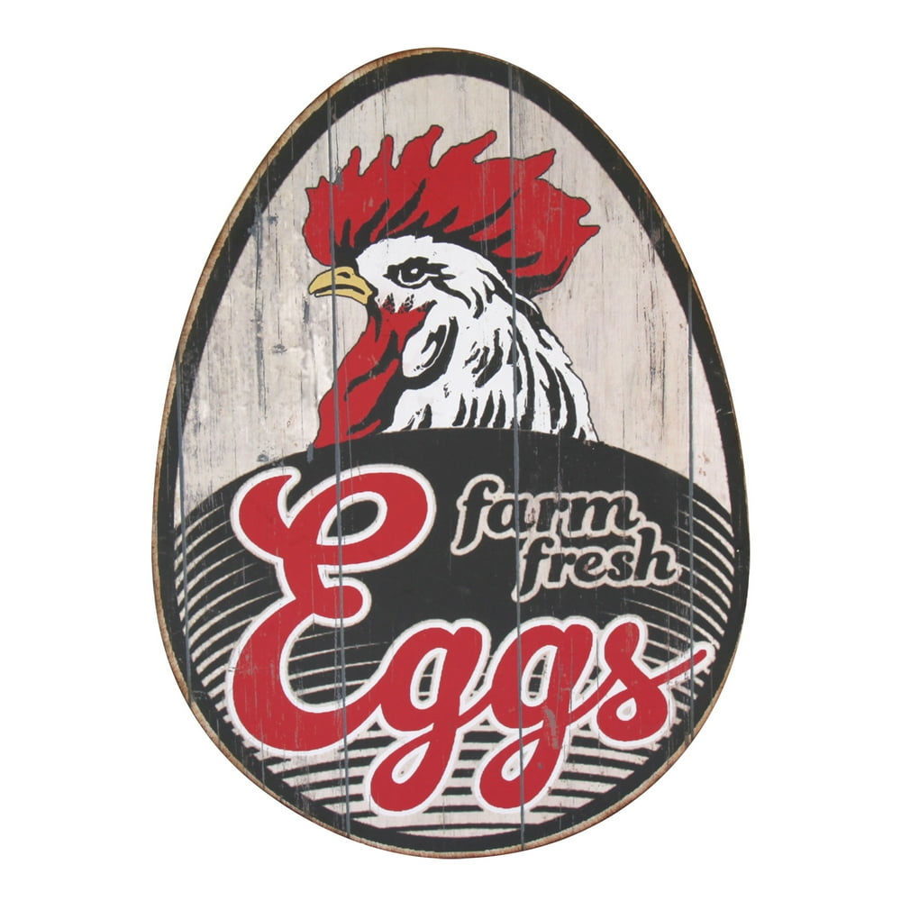 Vintage Farm Fresh Eggs Wall Sign