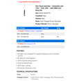 thumbnail image 2 of Rear Shock Absorber - Compatible with 1992 - 1995, 2001 - 2005 BMW 325i Base E36 1993 1994 2002 2003 2004, 2 of 2