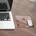 thumbnail image 3 of Boho Neutral Sun Mountain Mouse Pad 9.5x7.9 Inch Mid Century Modern Decor Mouse Pad with Boho Desk Accessories, Perfect for Small Gaming and Office Use, Add Rustic Charm to Your Workspace, 3 of 4