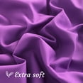 thumbnail image 2 of Ultra Soft Body Pillowcase, Purple, 20x54 Inch, Brushed Microfiber with Envelope Closure, 1 Pack, 2 of 7
