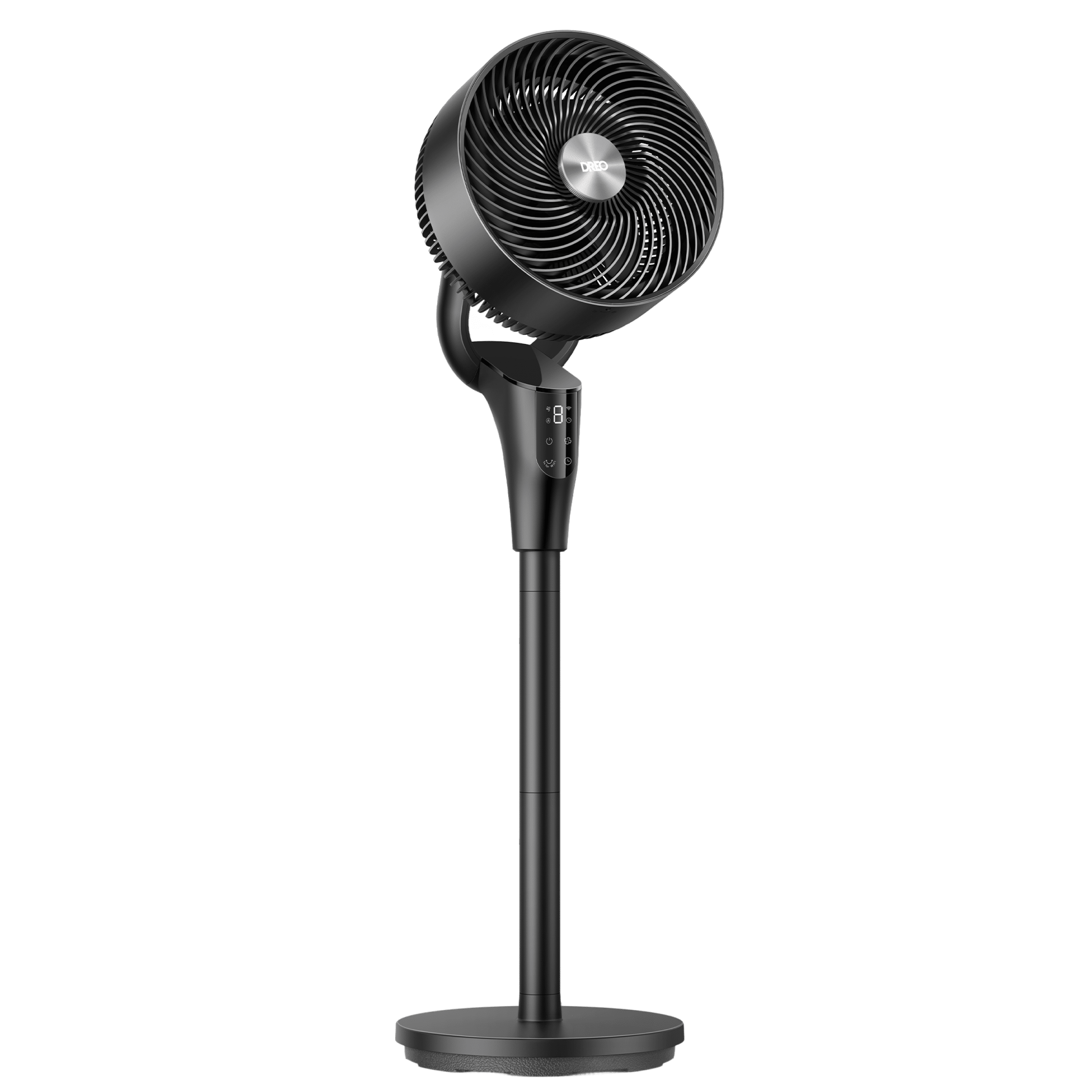 DREO Pedestal Fans for Home, 20dB Ultra Quiet, 2-in-1 Table Floor Fan, 29.2 ft/s Hyperfast Airflow, 90° Oscillation 105° Tilt Standing Fan, 3 Modes 8 Speeds with Remote, 8H Timer, Aroma Pad, 2026 New