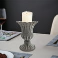 thumbnail image 4 of Iron Decorative Vase - 5" Rustic Flower Holder for Weddings, Home & Office Centerpieces, 4 of 6