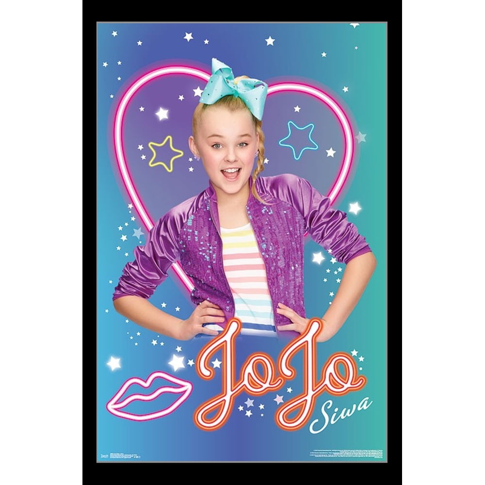 Jojo Siwa Neon Laminated Poster Print (22 x 34)