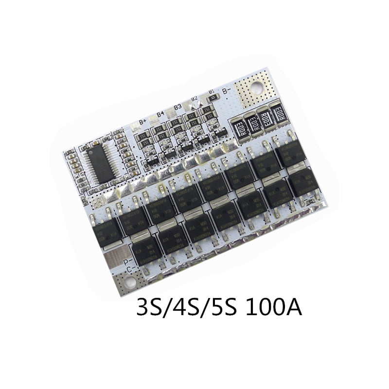 3S 100A Polymer BMS Li-ion LMO Lithium Battery Protection Circuit Board 