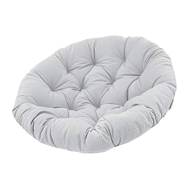 Cojín colgante para silla de huevo, cojín para columpio, elegante, transpirable, multifuncional, práctico y , para sillas de jardín. Gris
