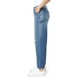 thumbnail image 3 of WallFlower Women's Carpenter Denim Low-Rise Insta Classic Juniors Jeans, 3 of 7