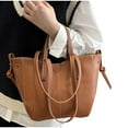 thumbnail image 4 of CHUMUD Trendy Satchel Bags for Women Luxury PU Leather Purses Work Tote Large Capacity Shoulderbag, 4 of 4