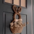 thumbnail image 4 of Cesta de Conejito para Colgar en la Pared, Decoración de Pared con Resortes, Cesta de Mimbre Tejida A Mano con Forma de Conejito de Pascua, para Decorar., 4 of 5