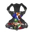 thumbnail image 4 of Lsque Mario Dog Harness, No-Pull Pet Harness with 2 Leash Clips, Adjustable Soft Padded Dog Vest with Easy Control Handle for Large Dogs-Medium, 4 of 9