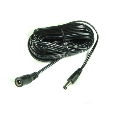 12v Power Cable - Hanvex HDCQ25 25ft 2.1mm x 5.5mm DC Plug Power Adapter Extension Cable, 20AWG Cord for 12V CCTV Wireless IP Camera, LED, Car, more