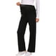 thumbnail image 1 of Pantalones de maternidad de mujer INSPIRE CHIC, palazzo de punto acanalado, sobre el vientre, para trabajo y descanso, pierna ancha, embarazo, color negro, 1 of 6