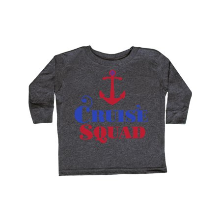 

Inktastic Cruise Squad in red and blue Gift Toddler Boy or Toddler Girl Long Sleeve T-Shirt