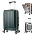 thumbnail image 3 of NEW fashion travel suitcase with wheels 20'' carry on luggage small bag rolling luggage front open trolley case travel bag 10 kg My Lux Decor Round, 3 of 12