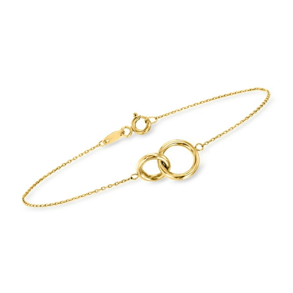 Pure Collection by Ross-Simons 14kt Yellow Gold Circle Bracelet, Women's, Adult