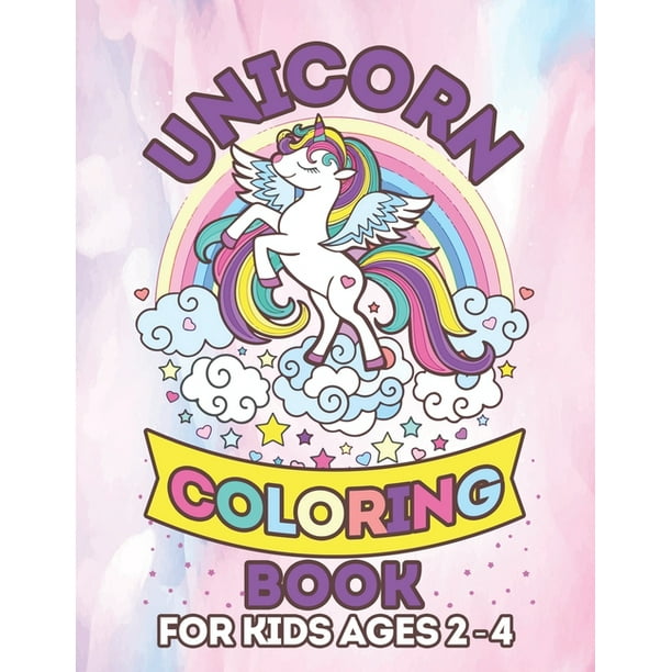 Download Cute Unicorn Color Unicorn Coloring Book For Kids Ages 2 4 Cute Angel Unicorns Rainbow Paperback Walmart Com Walmart Com