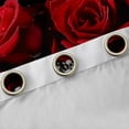 thumbnail image 4 of Manfei 3D Red Rose Black Out Curtains, Flower Floral Curtains Pack of 2 (42x63 Each), Romantic Couple Valentines Day Bedroom Curtains, Curtains and Drapes Room Decor, 4 of 6