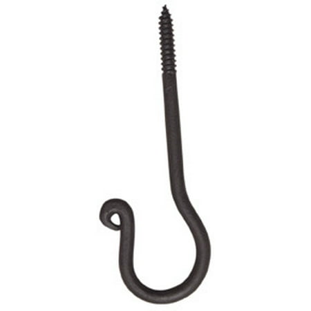 5 Pack Wrought Iron Ceiling Hook Screw Country Primitive Decor Hardware