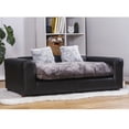 thumbnail image 2 of moots Premium Leatherette Pets Sofa, Black, Large, 2 of 9