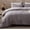 Dark Grey, variant on Sonive Washed Comforter Set Full Size - 3 Pieces Soft Luxury Cationic Dyeing Bedding Sets, Linen-Like Texture Breathable Wrinkle Bed Sets, Dark Grey