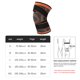 thumbnail image 4 of Soporte De Rodillera 1 rodillera deportiva de nailon antideslizante con vendaje para deportes al aire libre (XL naranja) Sywqhk Para Estrenar, 4 of 8