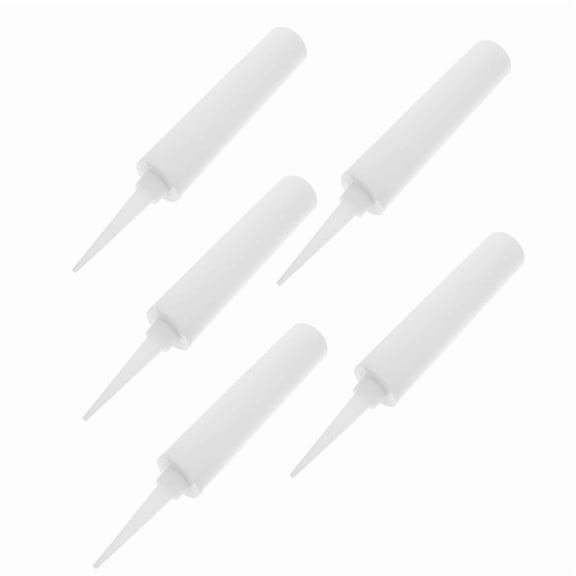 Home Repair Essential 5pcs Plastic Caulking Tubes Nozzle for Latex Caulk Leakproof and Washable Design